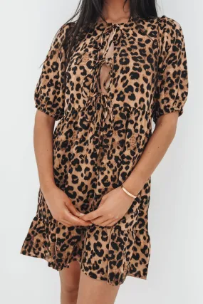 Juno Mini Dress Print Soft Fabric