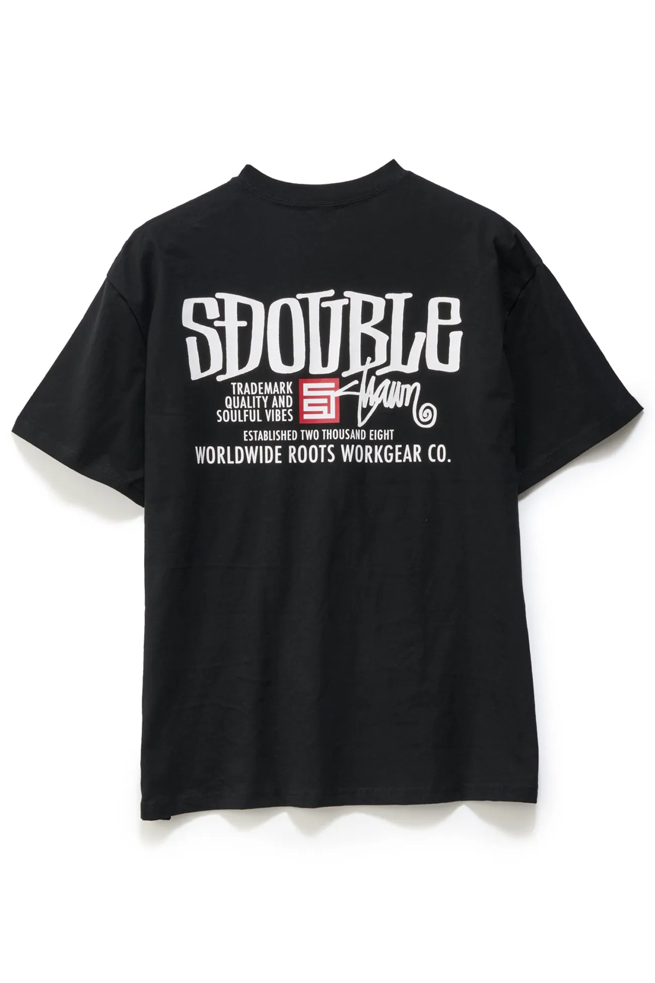 Workgear Short Sleeve Tee Black Travel Outfit