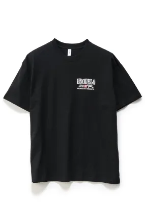 V neck Workgear Short Sleeve Tee Black