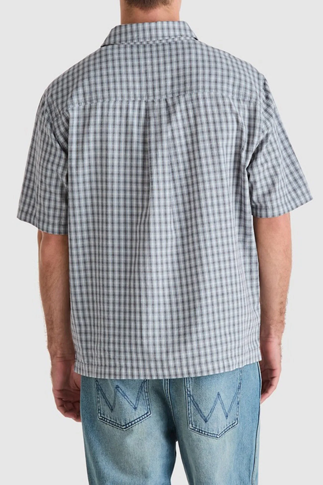 Boxcar Shirt Concrete Sky Youthful Style Non Iron Fabric