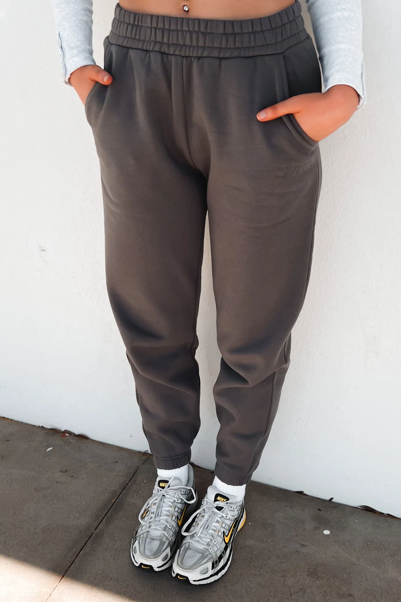 Austin Track Pant Charcoal Stain Resistant