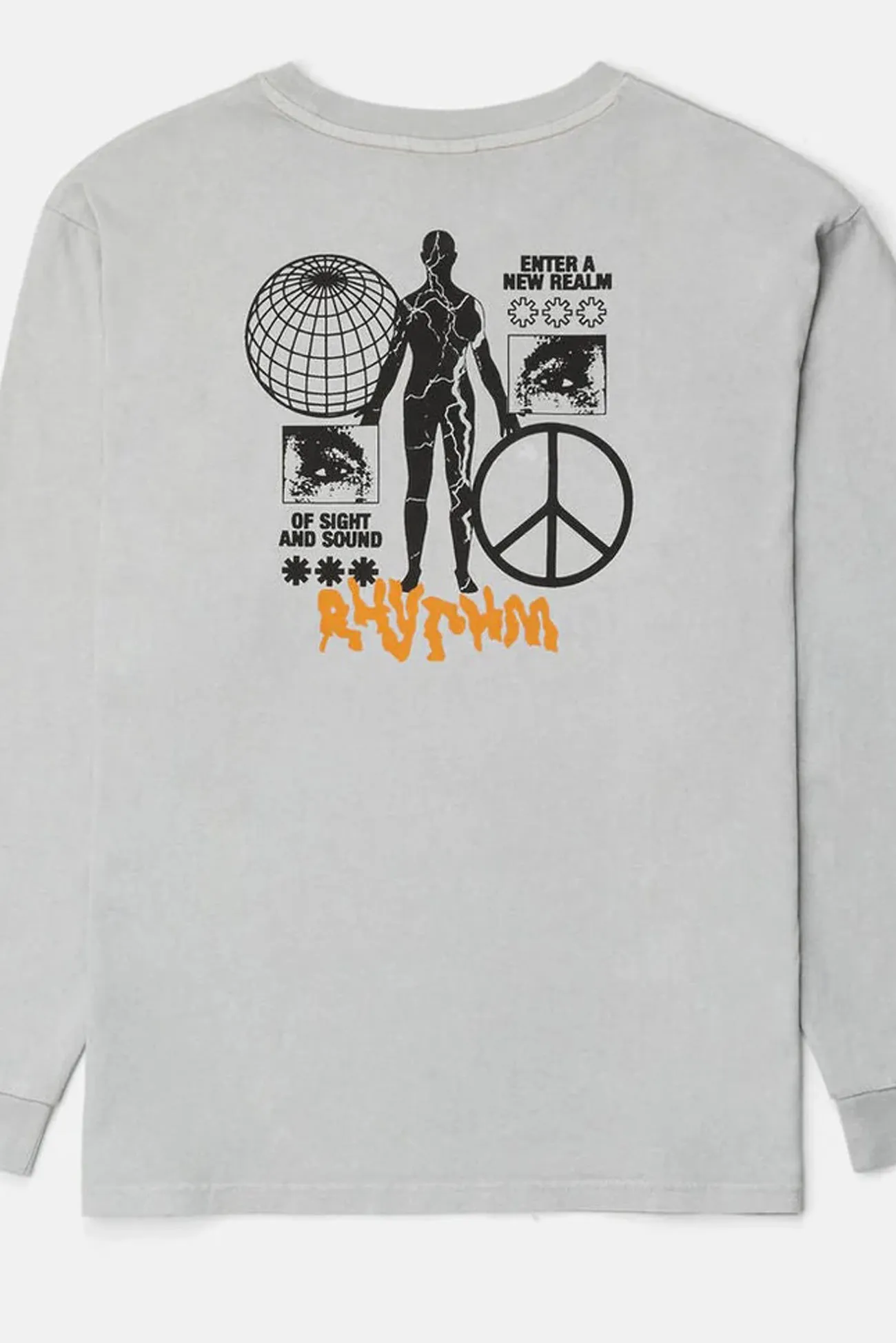 New Realm Vintage Long Sleeve T-Shirt Stone Loungewear quick - drying