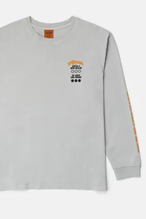 Bright No pockets New Realm Vintage Long Sleeve T-Shirt Stone