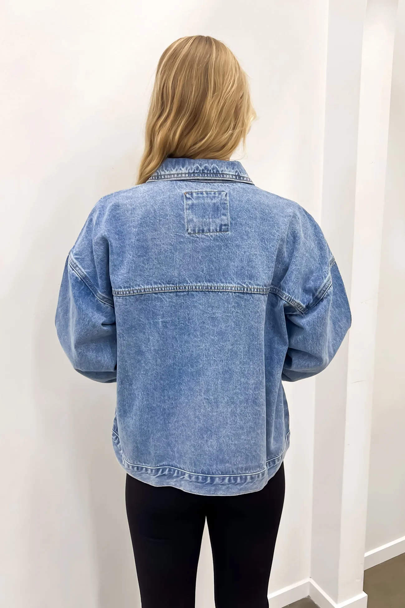 Sydney Jacket Light Blue Flexible Mobility All Season Compatibility