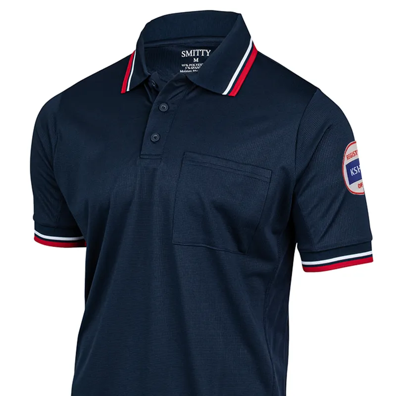 Easy Care Kansas KSHSAA Logo Umpire Shirts