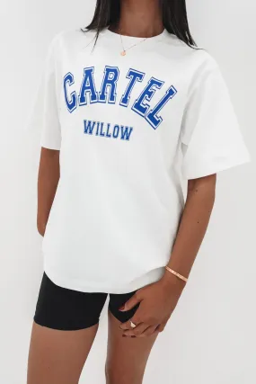 Soft Feel Sadie Tee White Azure