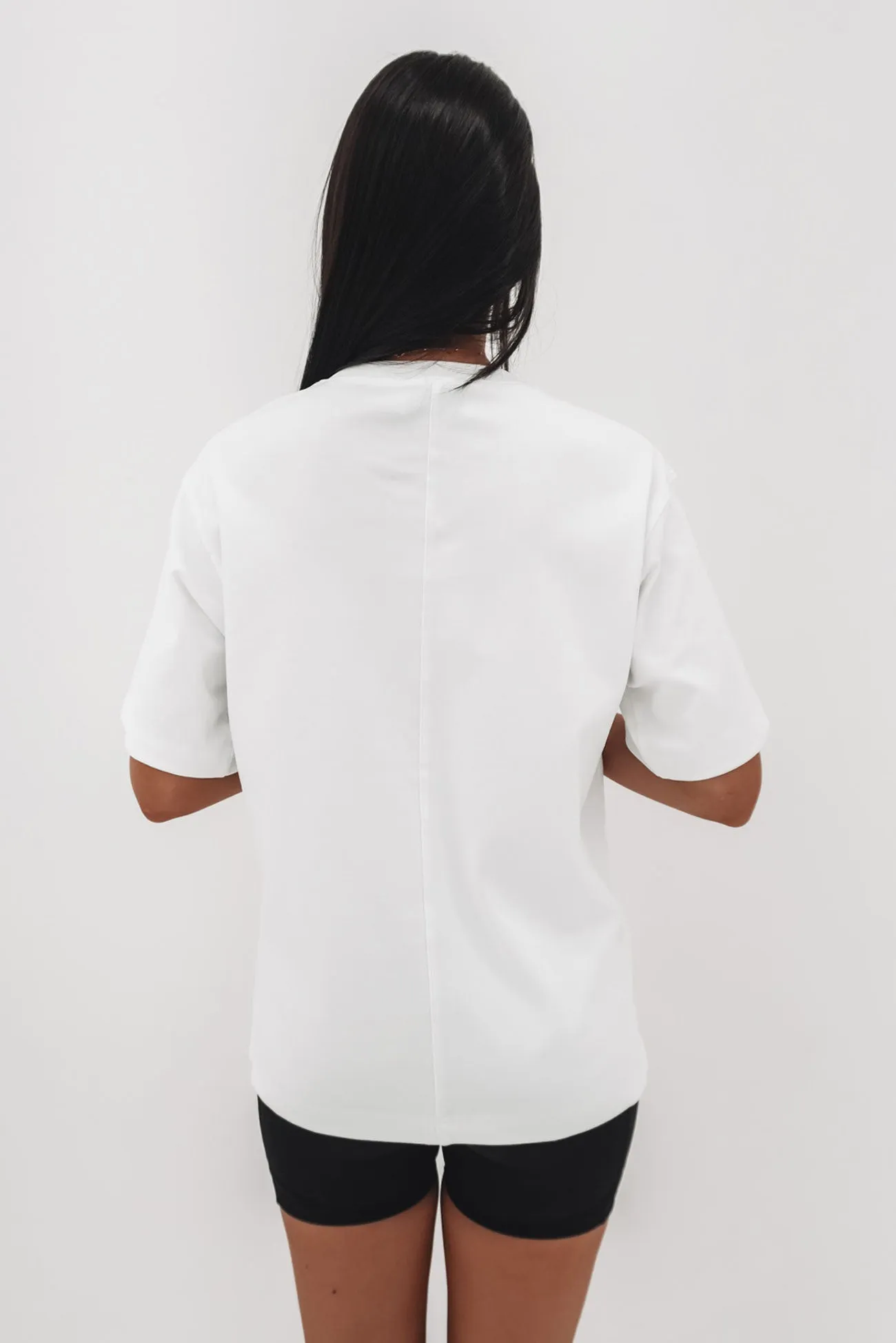 Modern Twist Non Restrictive Cut Sadie Tee White Azure