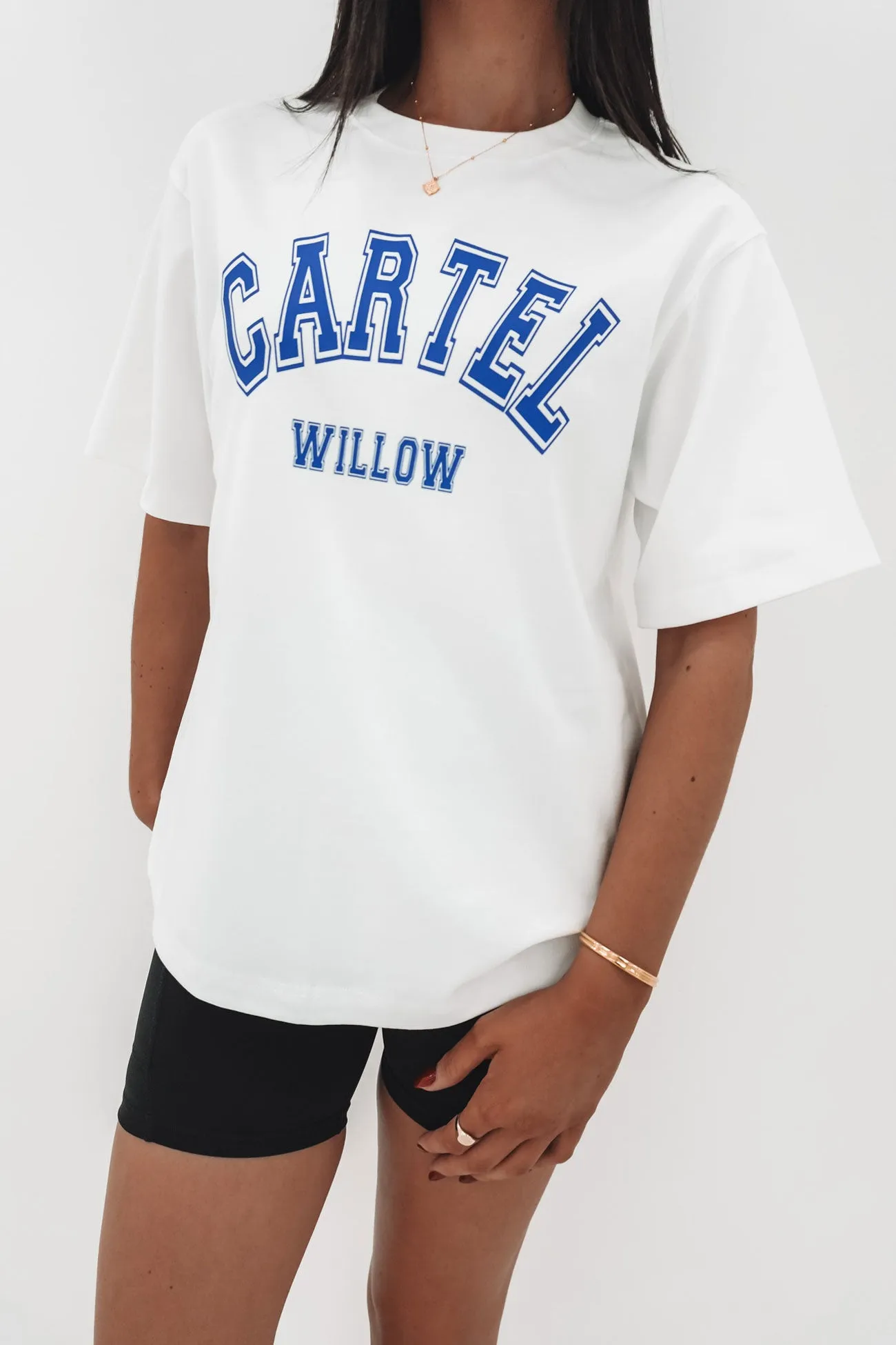 Soft Feel Sadie Tee White Azure