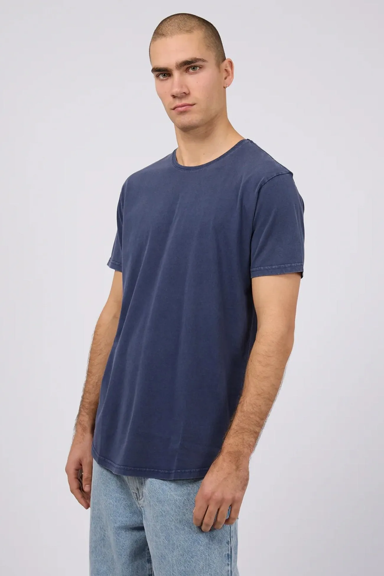 Zero Waste Production Tail Tee Navy