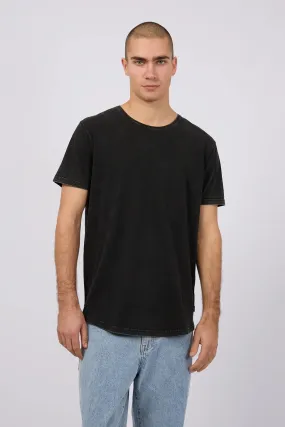 Tail Tee Washed Black Cashmere combination Basic Wear