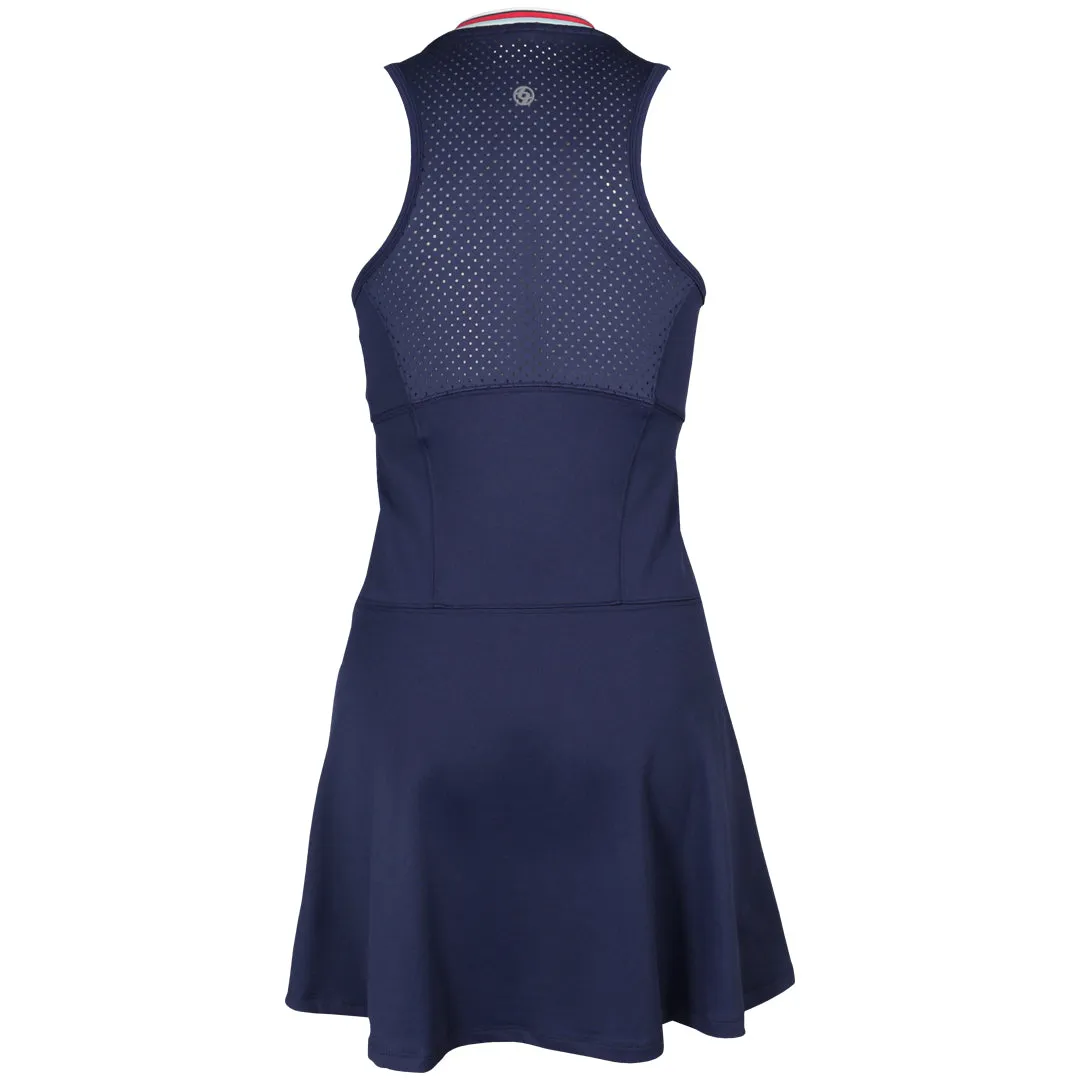 tailored look Lija Women's The One To Beat Vivian Dress - Marine/Multi Corduroy
