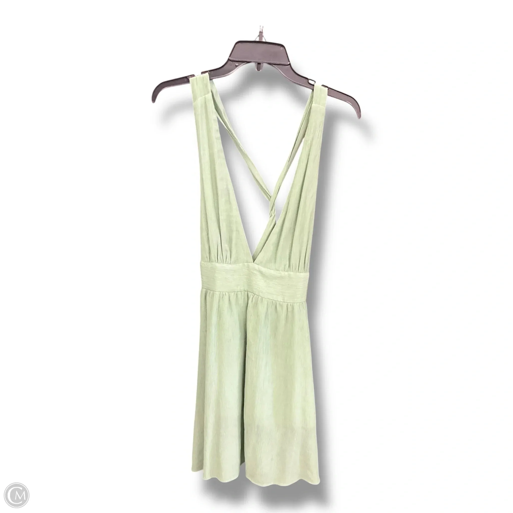 Calm Beauty Effortless Layering Dress Casual Short By Cupshe In Green, Size: S