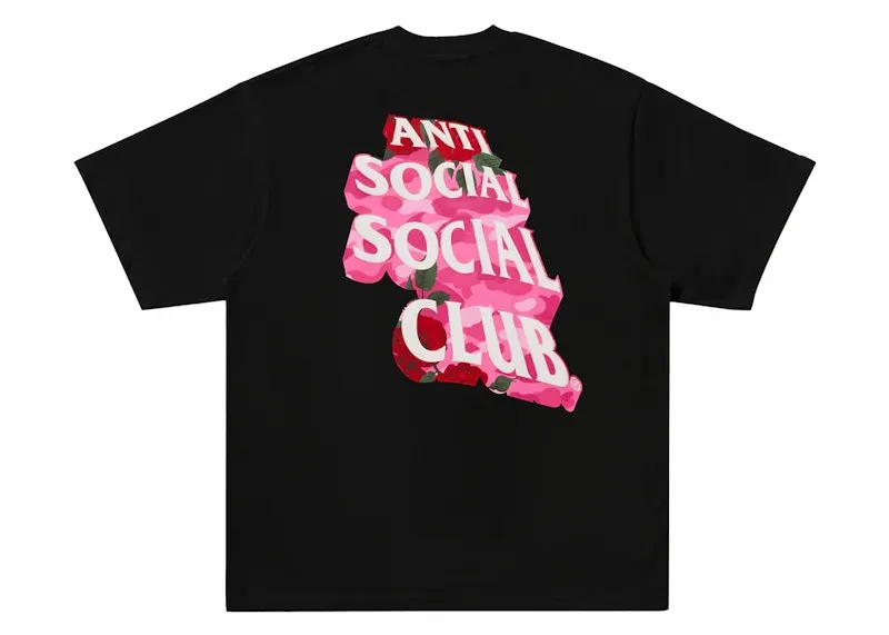 Anti-Shrinking Bape X Anti Social Social Club Ii Tee Black