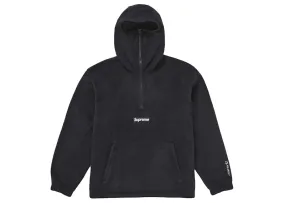 Supreme Polartec Facemask Half Zip Hooded Sweatshirt (Fw24) Black High-End Finish