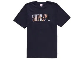 Half Length Zip-up Supreme Tera Patrick Collegiate Tee Navy