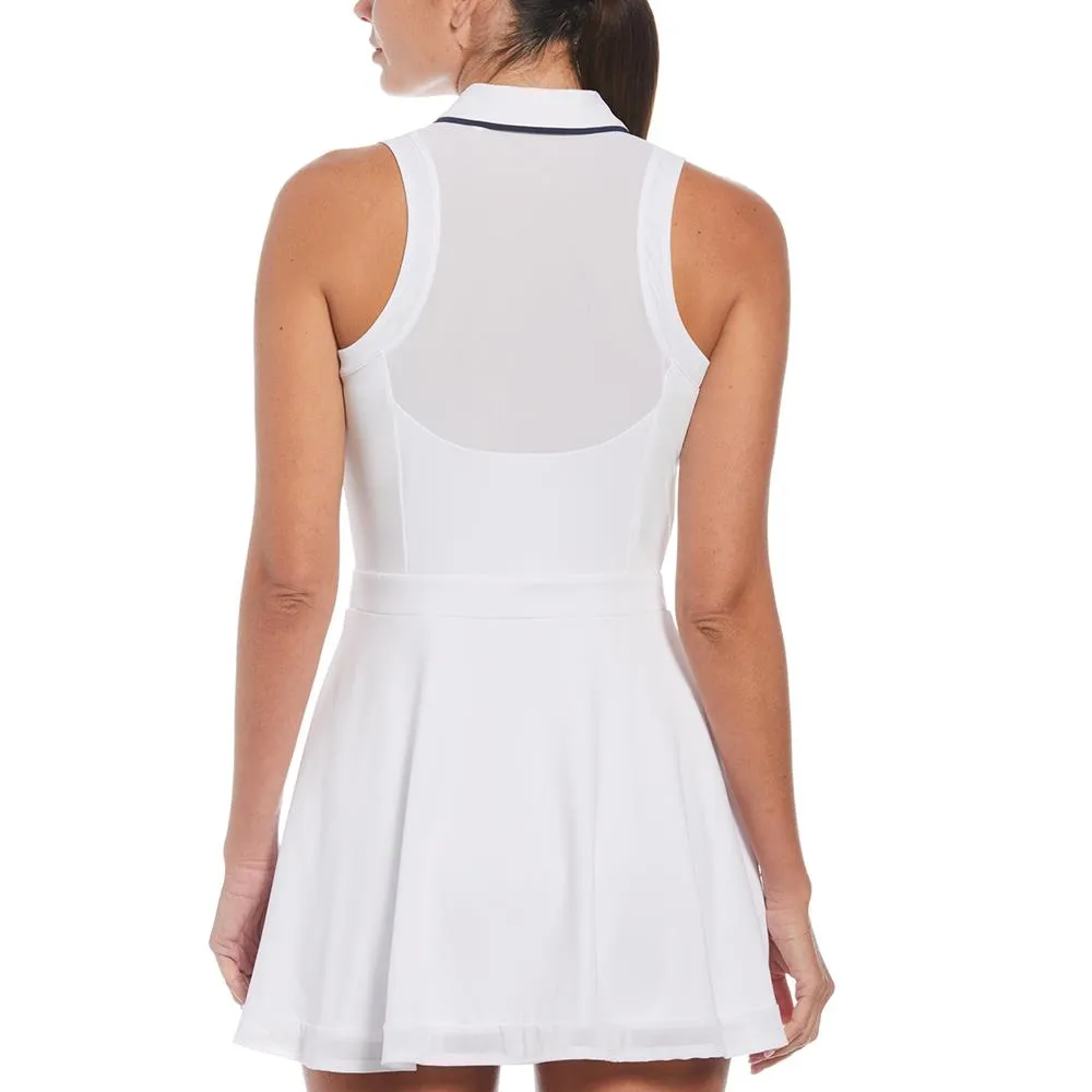 Tasseled Penguin Women's Veronica Sleeveless Dress - Bright White Vintage design Comfortable Experience