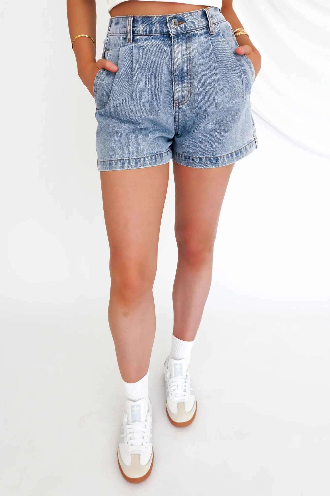 Seamless Integration Tatum Denim Short Clear Water Blue