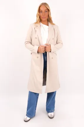 Waldorf Coat Nude Climate Responsive Textile