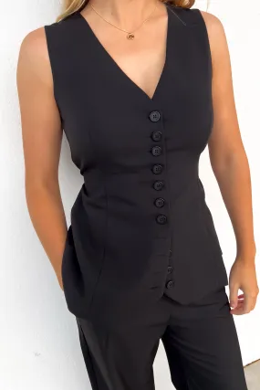 Stylish popular among seniors Tegan Vest Black