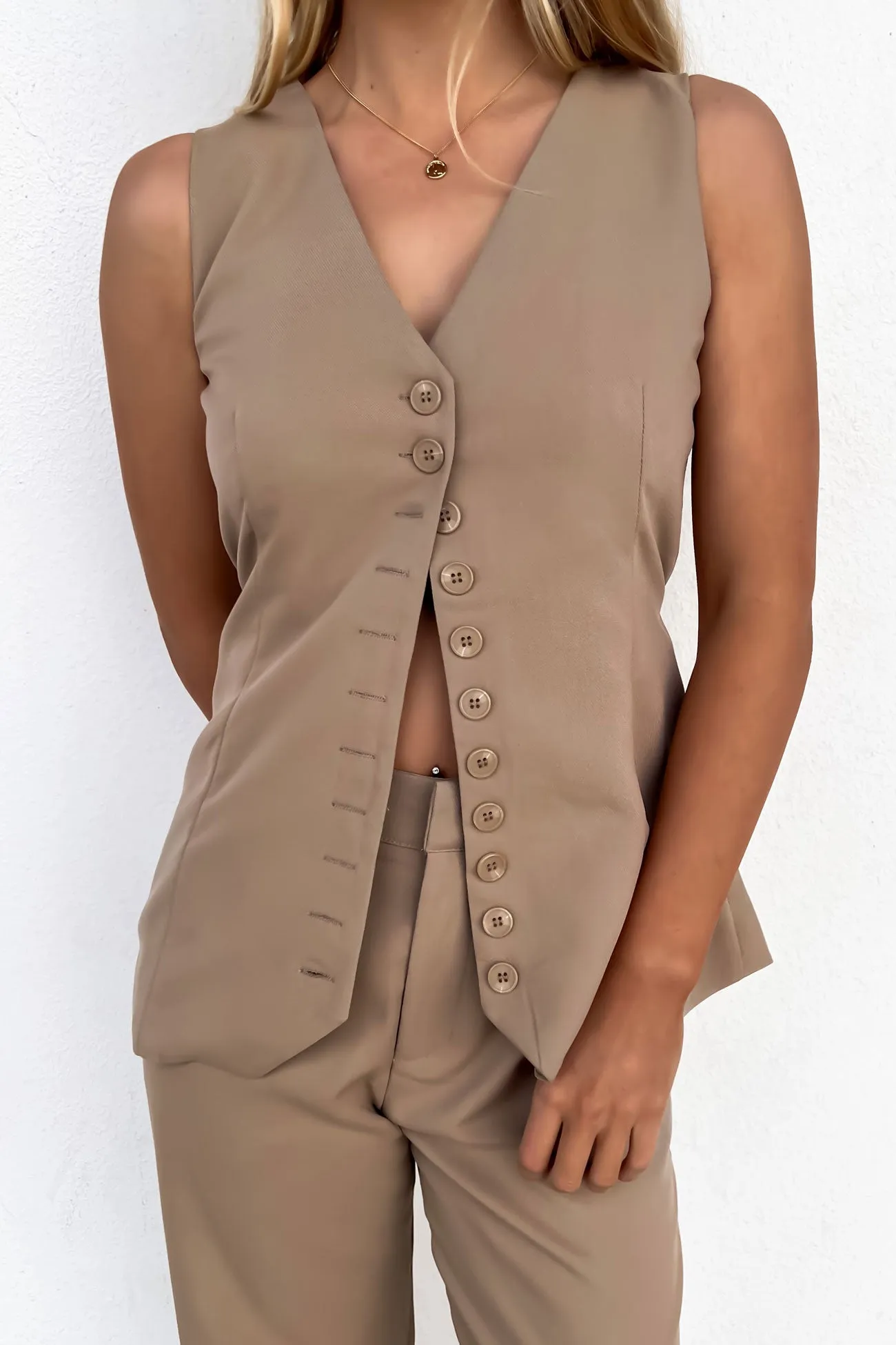 Tegan Vest Sand pure