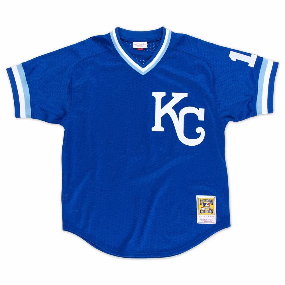 Stretch Knit Technology Lightweight Weave Bo Jackson Kansas City Royals 1989 Throwback Batting Practice Jersey