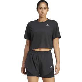Women's Train Essentials Boxy Workout Tee Relaxed Crew Neck Opening