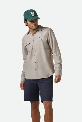 Fast Drying Formal Elegance The Daily Cotton Long Sleeve Woven Shirt Khaki