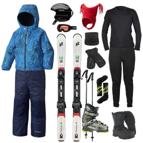 Plaid Design Active Layer The Works Package - Toddler's Ski