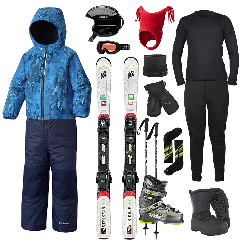 Anti Pilling Fabric The Works Package - Toddler's Ski