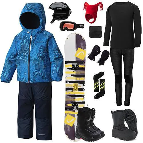 The Works Package - Toddler's Snowboard Versatile Layering Weight Street Fashion