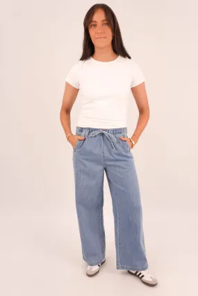 Thelma Denim Pant Mid Wash Urban Fit
