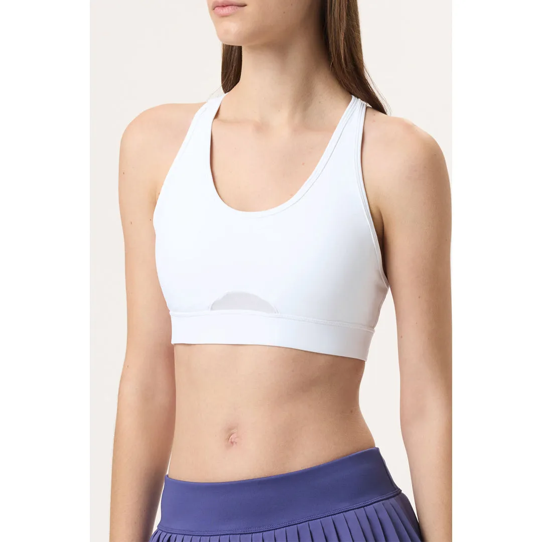 Thermal Warm Fila Women's High Support Racerback Bra - White Bonded Seam Technology