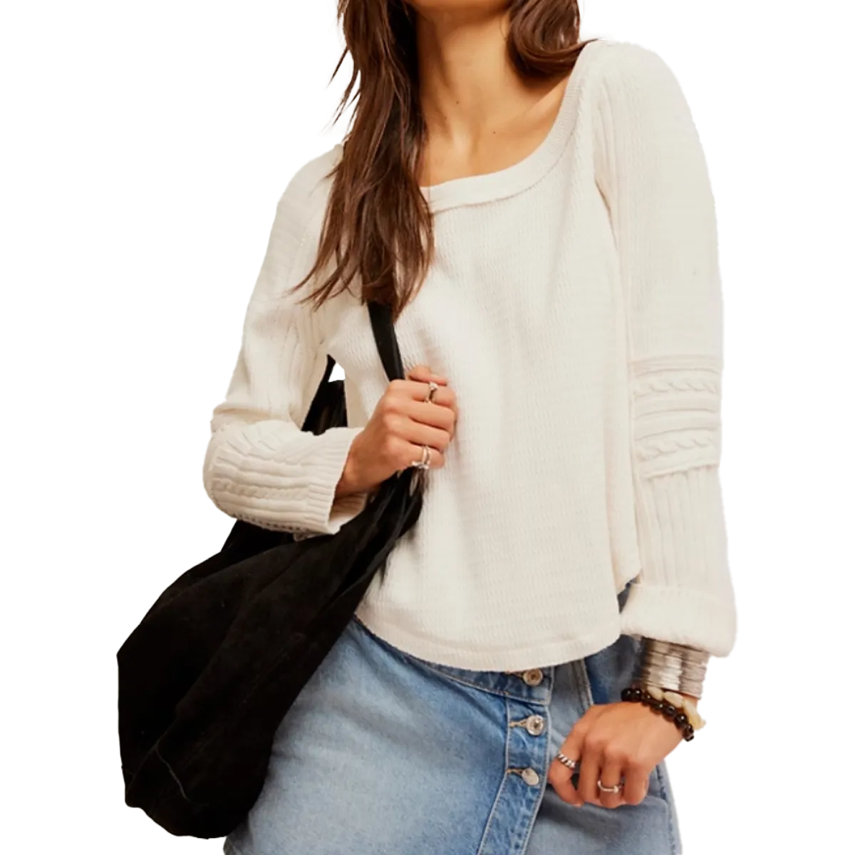 Chic Style Microfiber texture Women's Swinging Cable Cuff