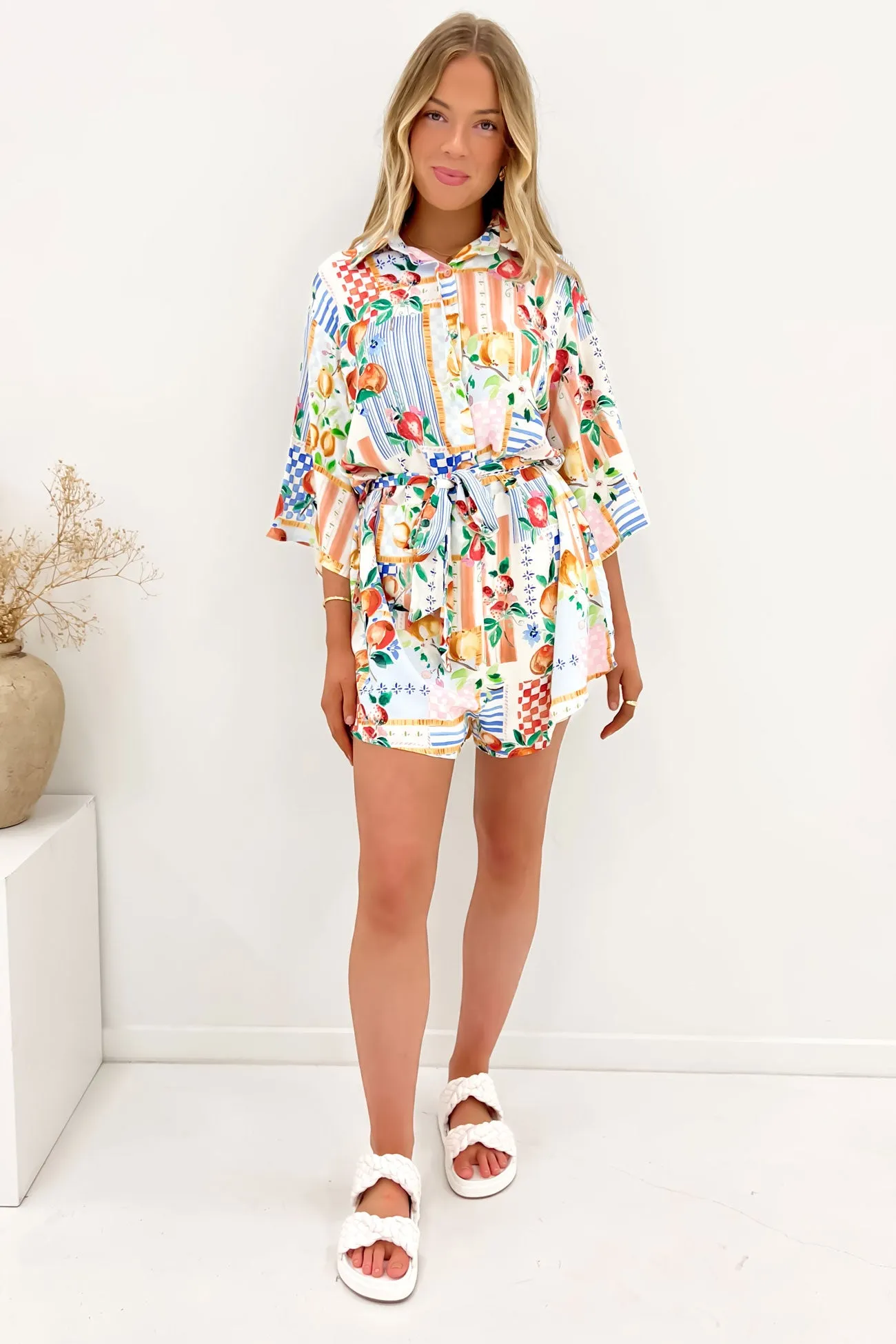 Premium Training Music Yoga Thorne Playsuit Sunburst