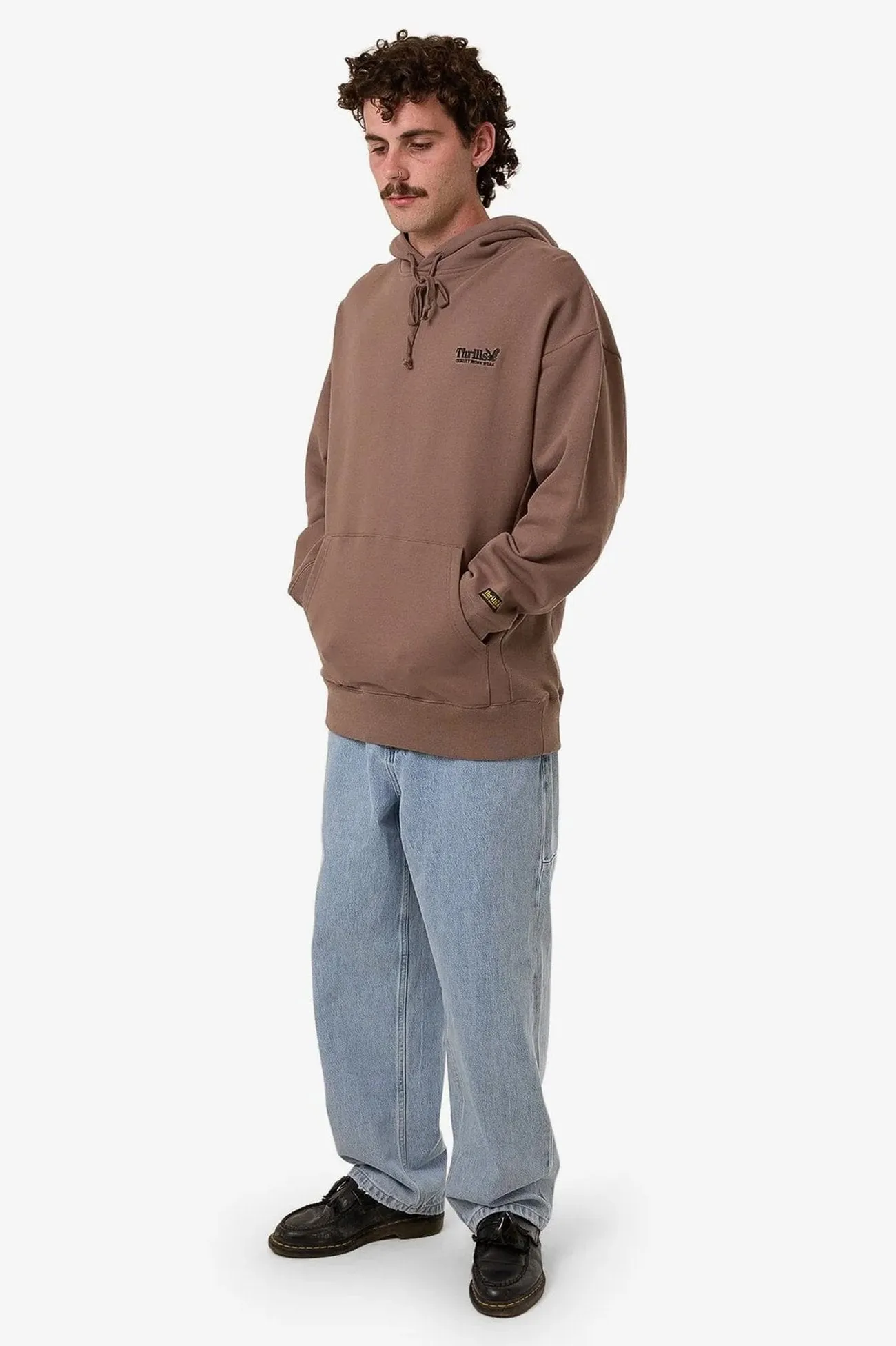 Thrills Union Slouch Pull On Hood Falcon Day To Night Wear Eco Dye Process