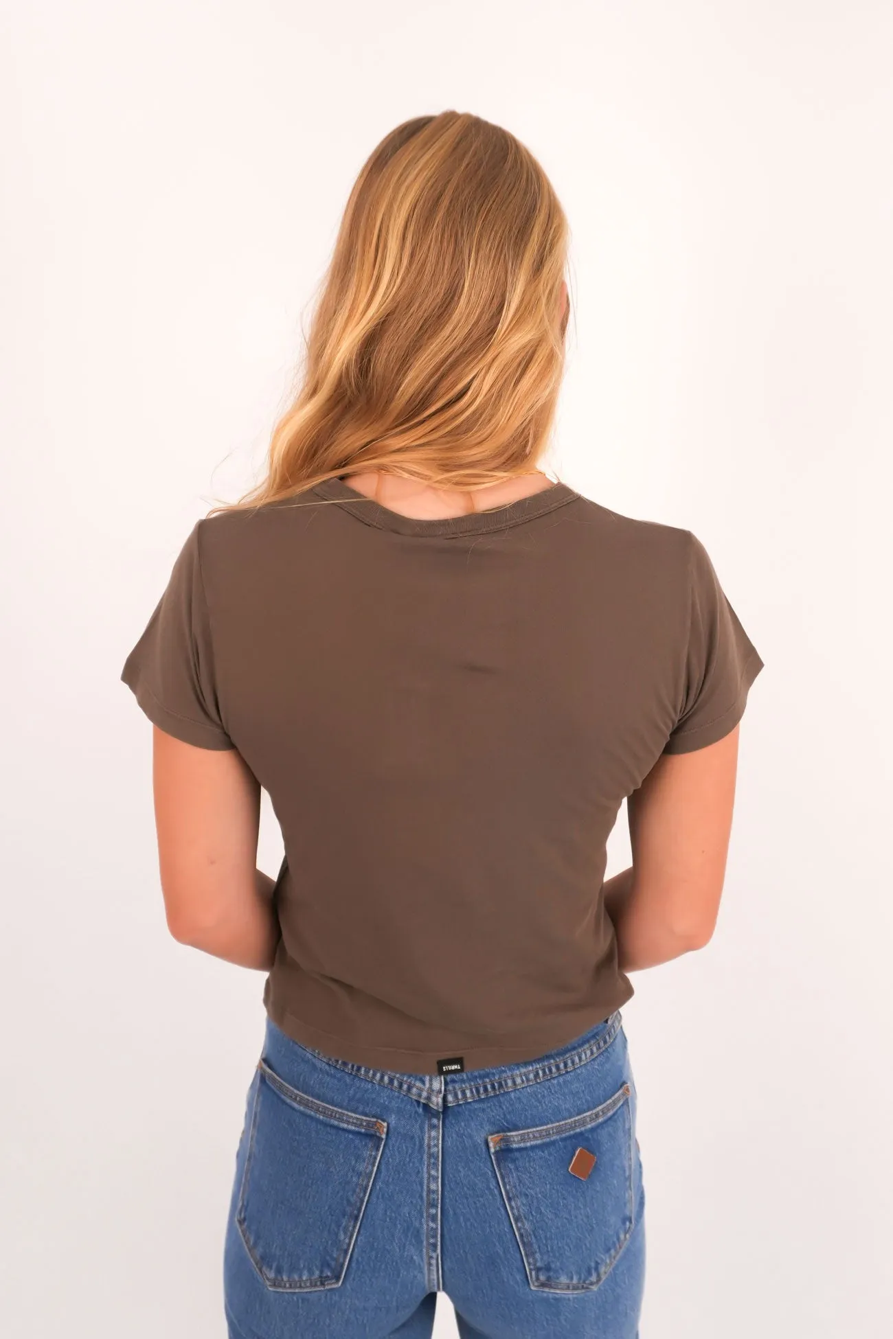 Thrills Workwear Boy Tee Falcon Layered Shoulder Design WrinkleResistant