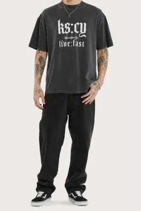 Thunder Street Tee Pigment Black UltraLightweight