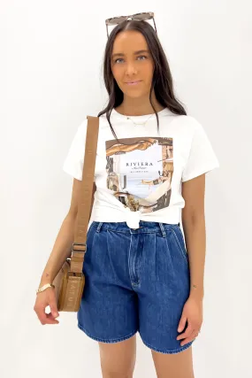 Tia Tee Vintage White StretchComfortWeave