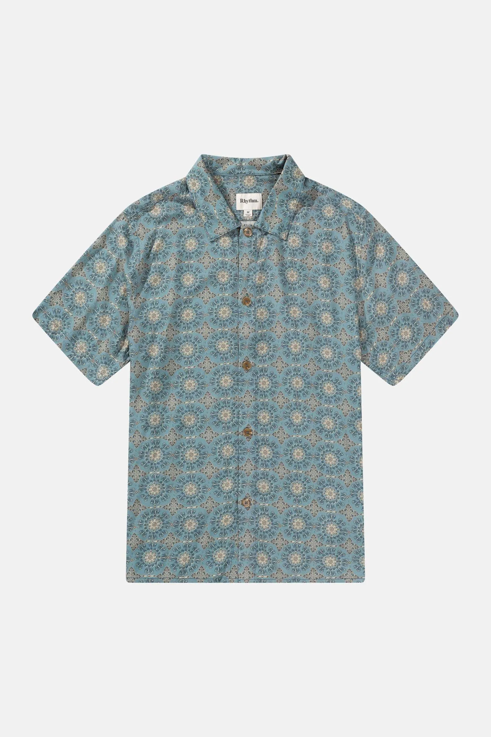 Gender Neutral Tulum Short Sleeve Shirt Slate