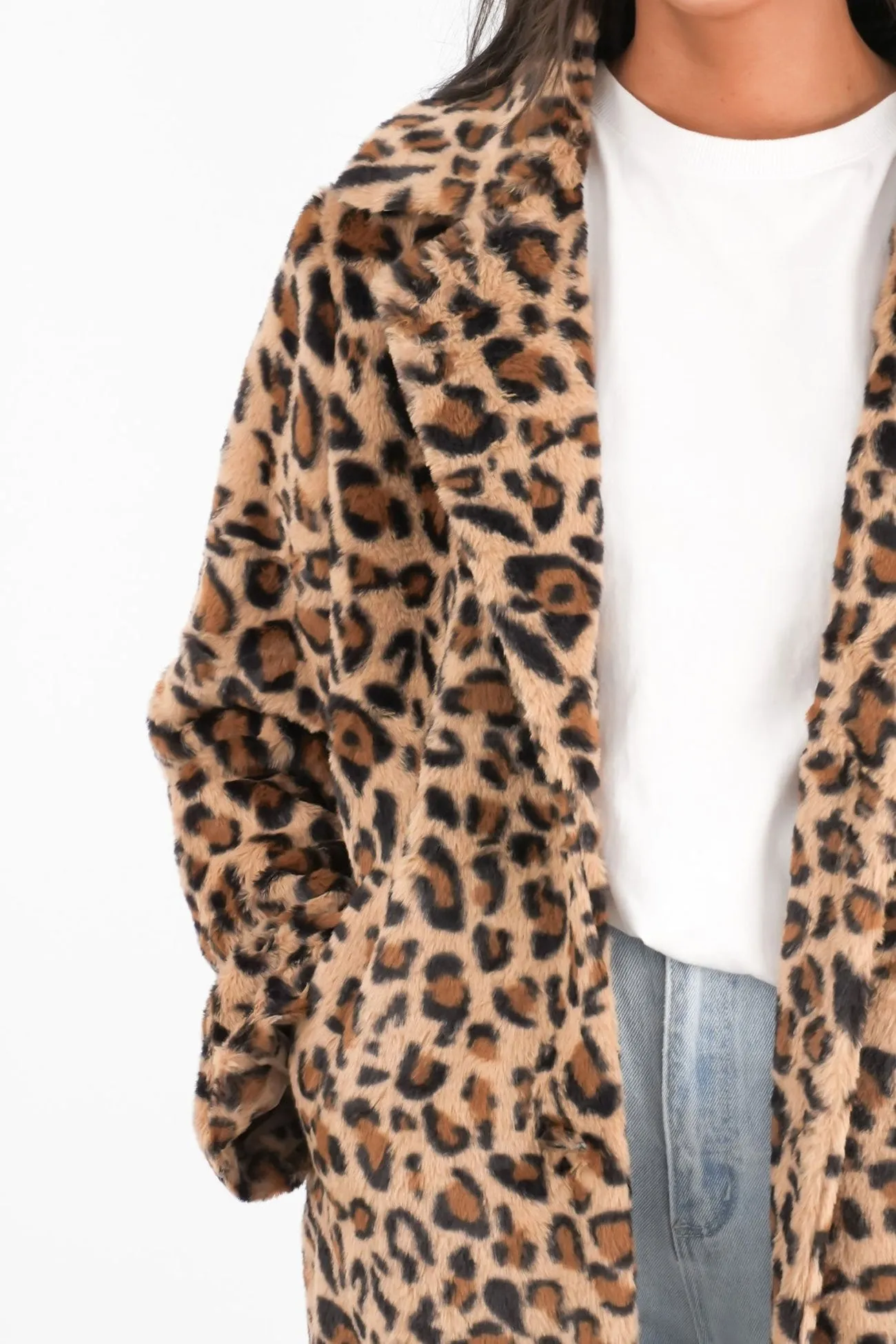 Cozy Street Style Tilli Leopard Jacket Print