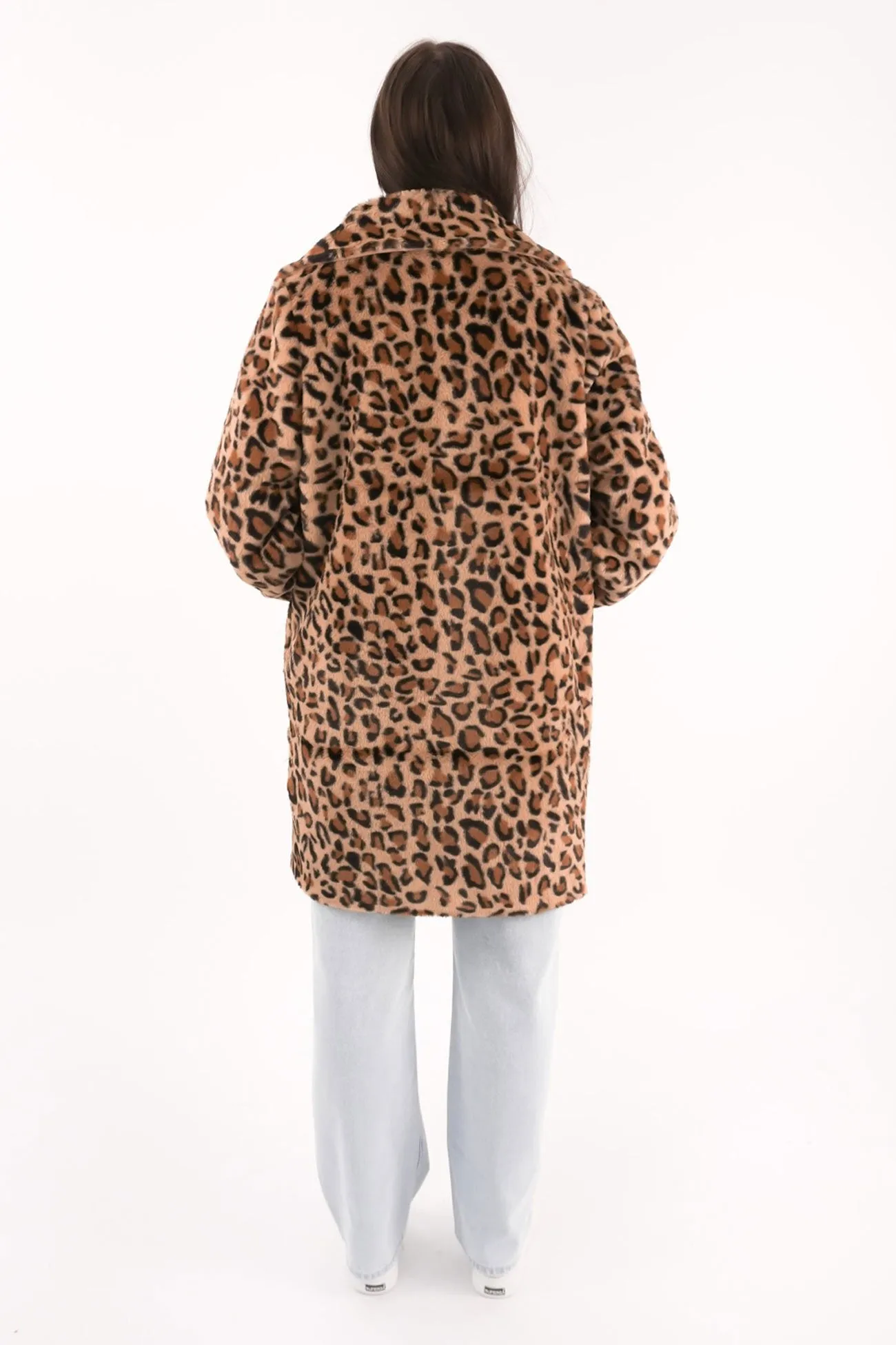Tilli Leopard Jacket Print Softshell Fabric