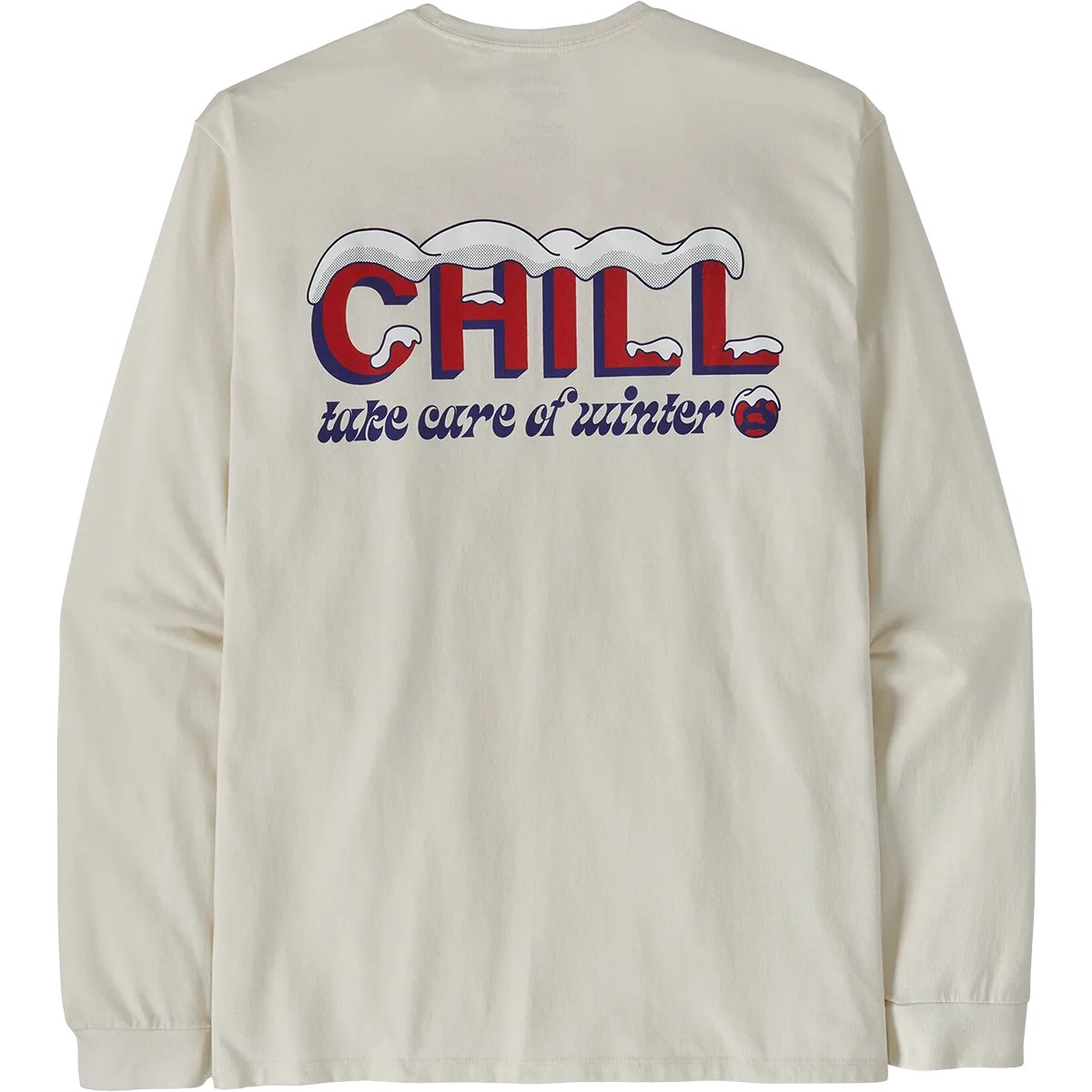 Classic Style Trend Men's Long Sleeve Chill Responsibili-Tee