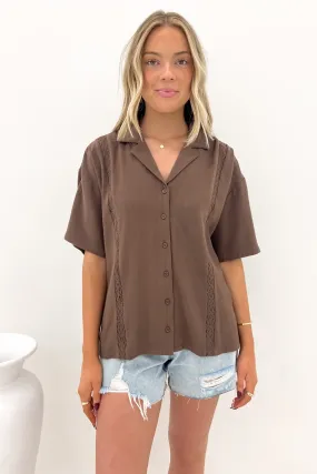 Toledo Shirt Brown elegant design Outerwear Companion