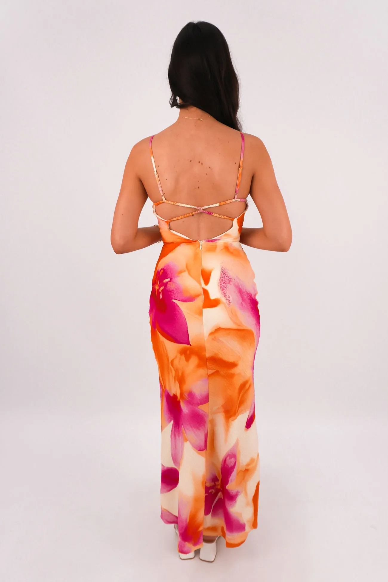 Relax Form Torla Maxi Dress Orange