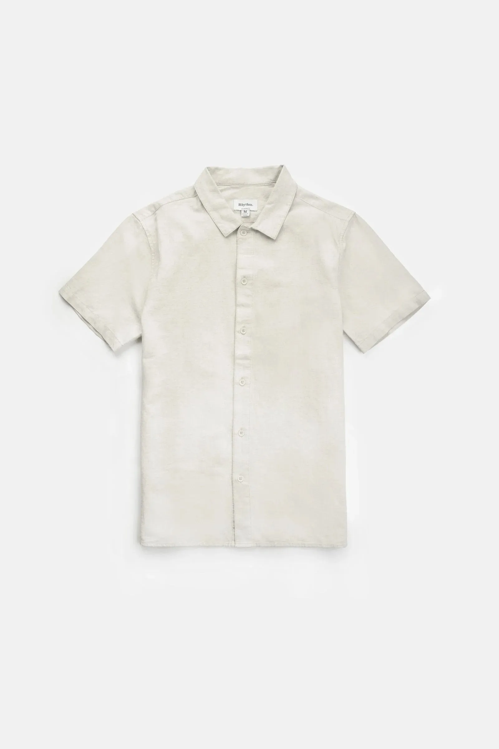 Classic Linen Short Sleeve Shirt Sand Holiday Travel mix and match