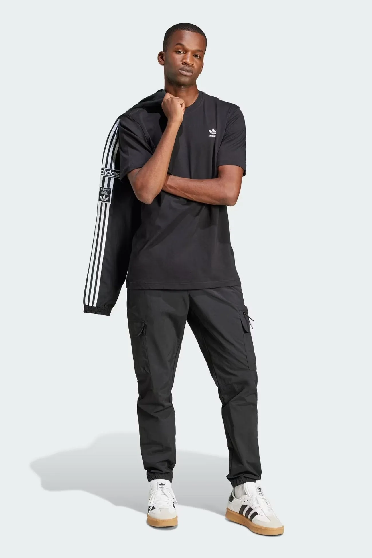 Effortless Comfort Trefoil Essential Tee Black
