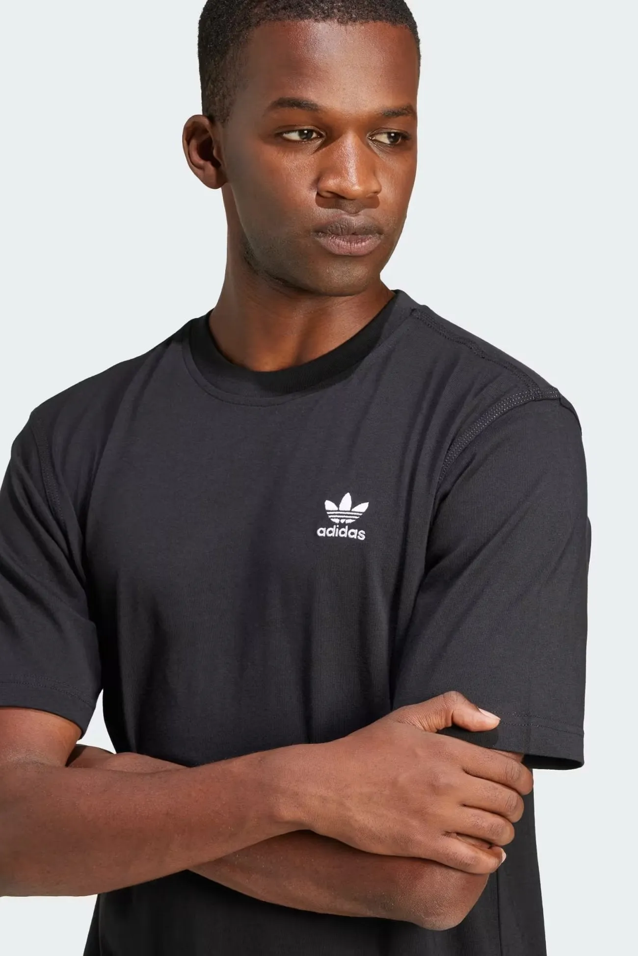 Cool Layer Wear Trefoil Essential Tee Black