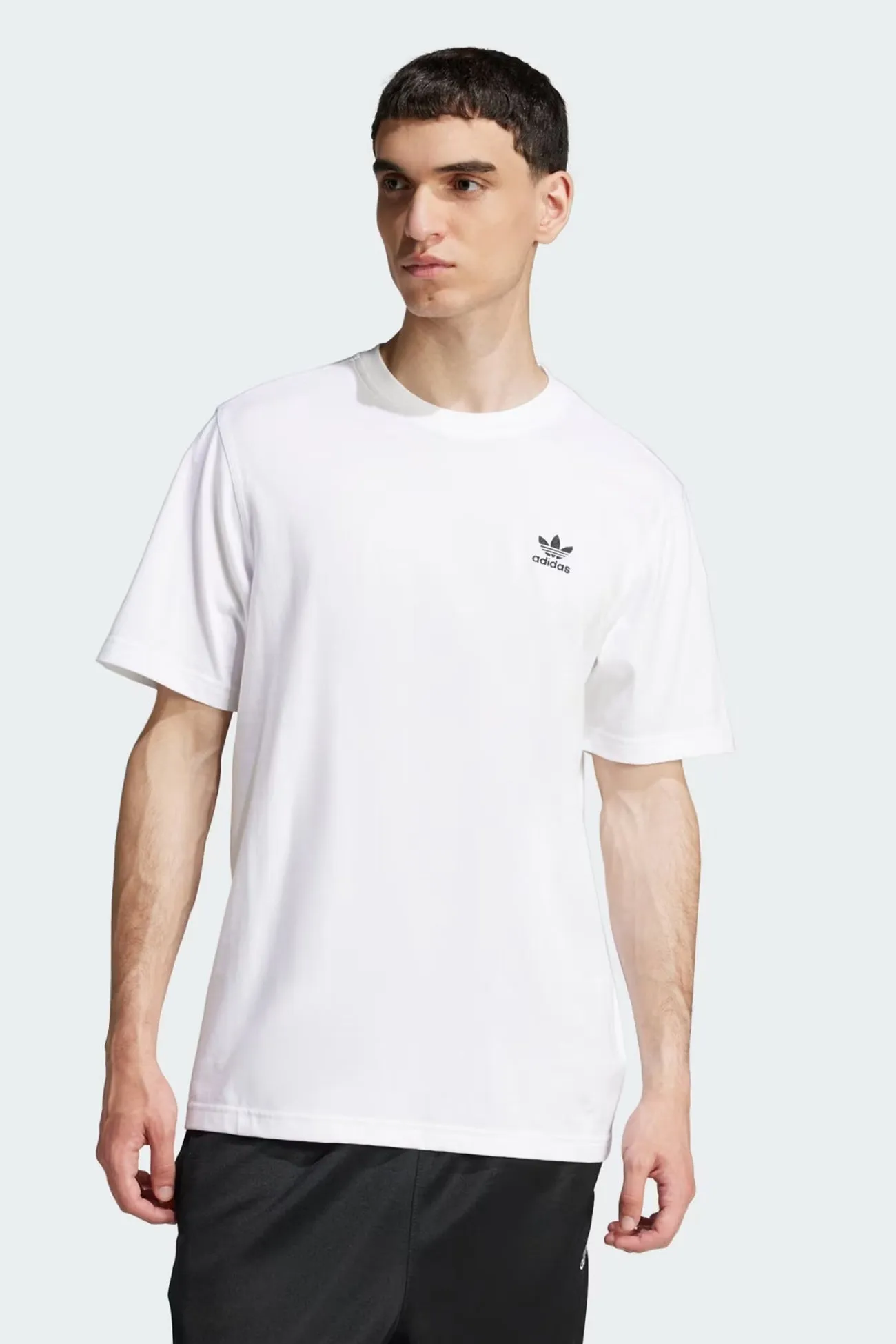 Sporty Style Wear Trefoil Essential Tee White