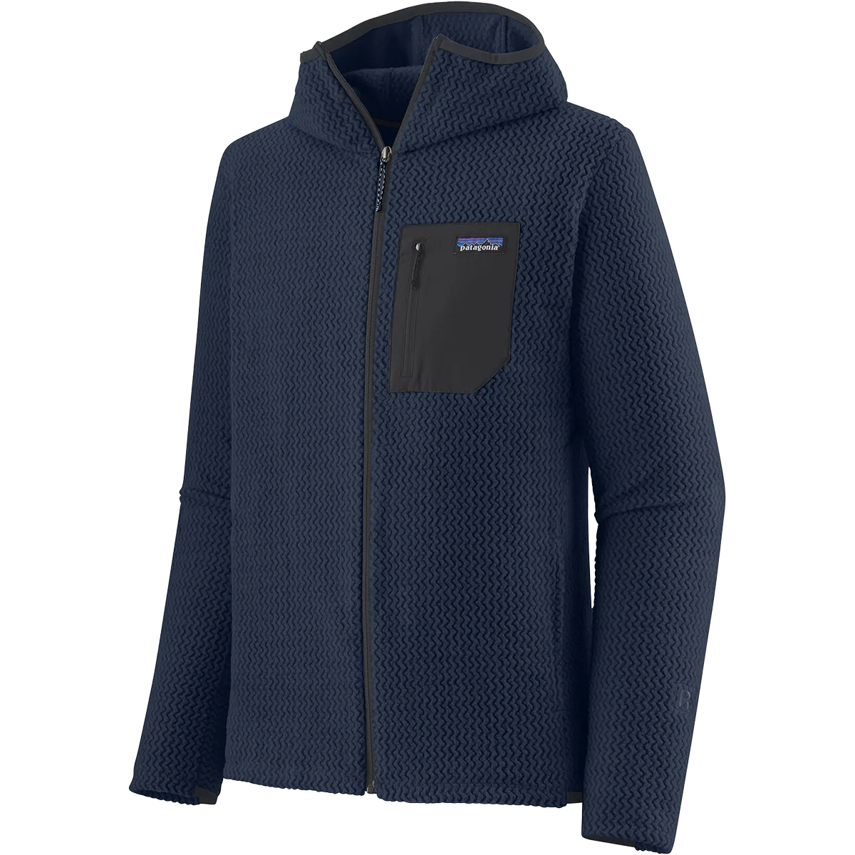 Men's R1 Air Full-Zip Hoody Windproof Thermal Shell Eco Friendly Dyed Fabric