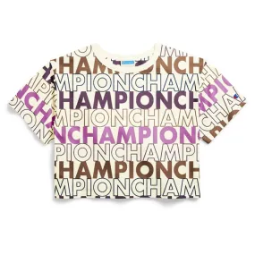 Quick Drying Versatile Style Big Block Text Short Sleeve T-Shirt Women